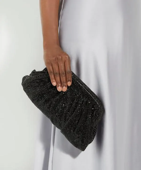 Dune London Clutch Bags Elegent Black Embellished Mesh Clutch Bag Dune London Black 8211 Women Dune London Clutch Bags Elegent Black Embellished Mesh Clutch Bag Dune London Black 8211 Women
