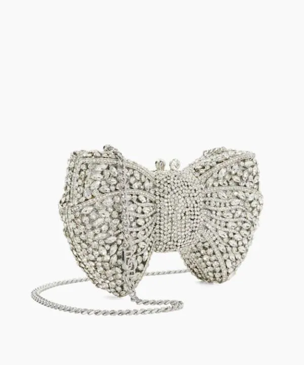Dune London Clutch Bags Enchant Silver Embellished Bow Clutch Bag Dune London Metallic 8211 Women Dune London Clutch Bags Enchant Silver Embellished Bow Clutch Bag Dune London Metallic 8211 Women