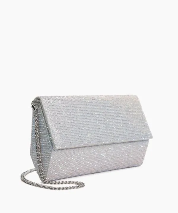 Dune London Clutch Bags Esmes Silver Sparkly Box Clutch Dune London Metallic 8211 Women Dune London Clutch Bags Esmes Silver Sparkly Box Clutch Dune London Metallic 8211 Women