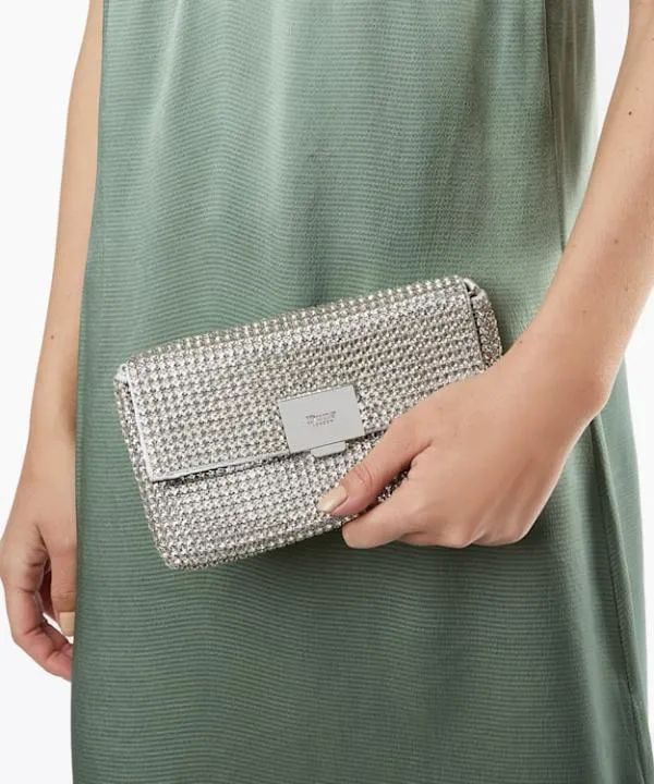 Dune London Clutch Bags Evanders Silver Embellished Clutch Bag Dune London Metallic 8211 Women Dune London Clutch Bags Evanders Silver Embellished Clutch Bag Dune London Metallic 8211 Women