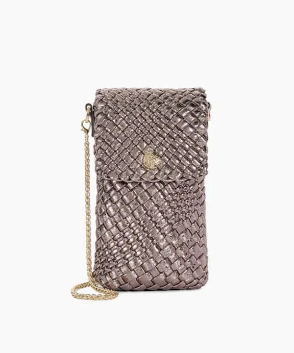Dune London Crossbody Bags Saff Pewter Woven Phone Cross Body Bag Dune London Metallic 8211 Women Dune London Crossbody Bags Saff Pewter Woven Phone Cross Body Bag Dune London Metallic 8211 Women