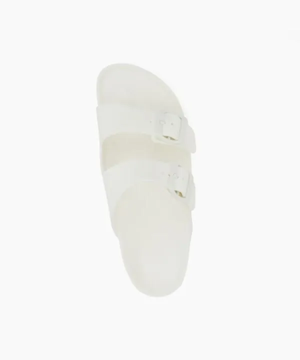 Dune London Flat Sandals Arizona Eva Lad White Casual DoubleStrap Sandals Dune London White 8211 Women