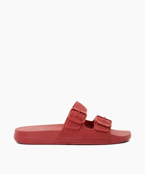 Dune London Flat Sandals Iqushion Strap Red Double Buckle Strap Sliders Dune London Red 8211 Women Dune London Flat Sandals Iqushion Strap Red Double Buckle Strap Sliders Dune London Red 8211 Women