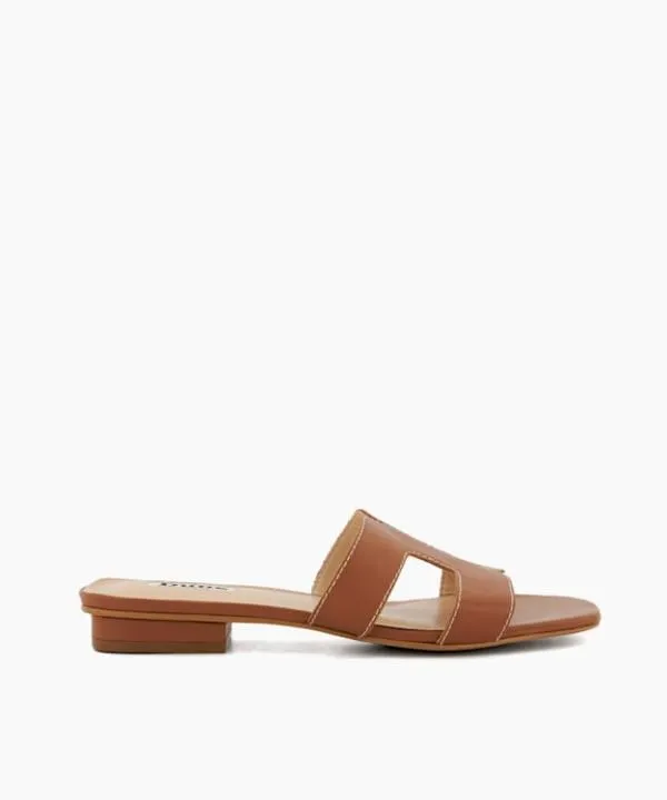Dune London Flat Sandals Loupe Tan Wide Fit Smart Slider Sandals Dune London Brown 8211 Women Dune London Flat Sandals Loupe Tan Wide Fit Smart Slider Sandals Dune London Brown 8211 Women
