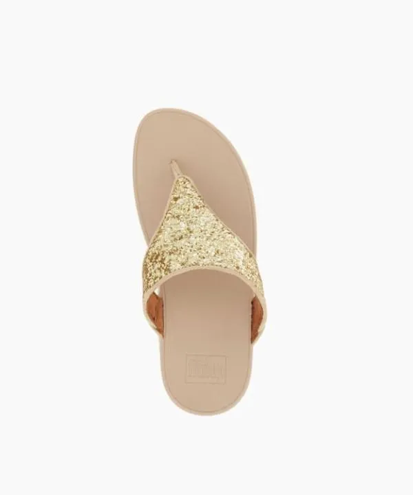 Dune London Flat Sandals Lulu Glitter Rose Gold Glitter Toe Post Sandals Dune London Metallic 8211 Women