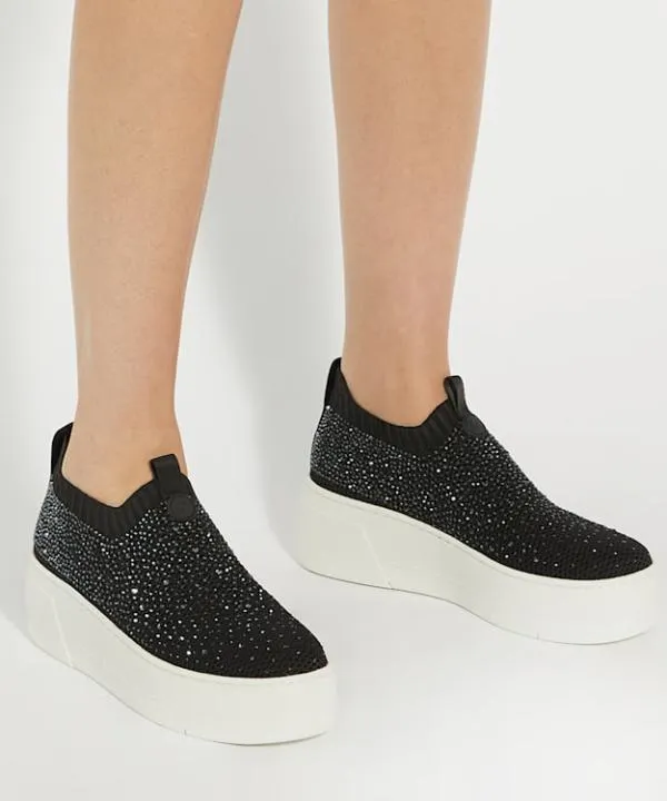 Dune London Flat Shoes Elements Black Embellished Flatform Sock Trainers Dune London Black 8211 Women Dune London Flat Shoes Elements Black Embellished Flatform Sock Trainers Dune London Black 8211 Women