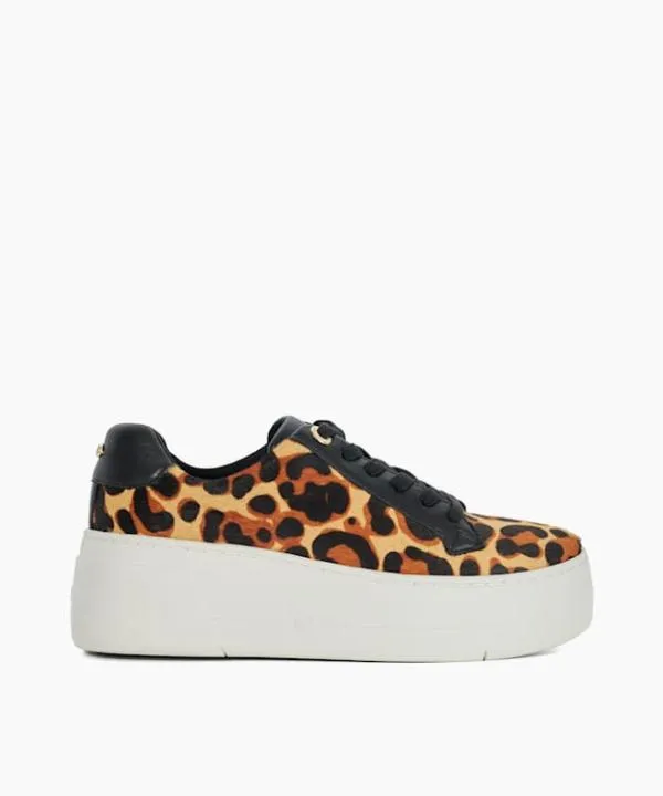 Dune London Flat Shoes Episode Leopard Lace Up Flatform Trainers Dune London Animal 8211 Women Dune London Flat Shoes Episode Leopard Lace Up Flatform Trainers Dune London Animal 8211 Women