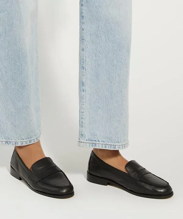 Dune London Flat Shoes Ginelli Black Penny Loafer Dune London Black 8211 Women Dune London Flat Shoes Ginelli Black Penny Loafer Dune London Black 8211 Women