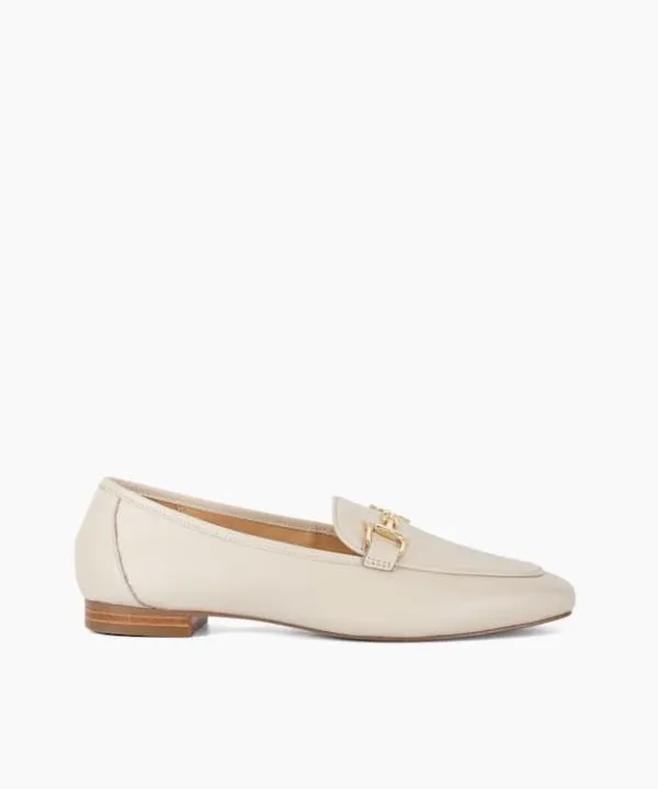 Dune London Flat Shoes Glair Ecru Snaffle Trim Loafers Dune London Neutral 8211 Women Dune London Flat Shoes Glair Ecru Snaffle Trim Loafers Dune London Neutral 8211 Women