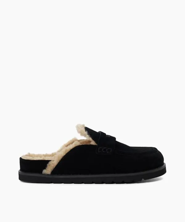 Dune London Flat Shoes Goldy Black Faux Shearling Lined Backless Mule Suede Loafers Dune London Black 8211 Women Dune London Flat Shoes Goldy Black Faux Shearling Lined Backless Mule Suede Loafers Dune London Black 8211 Women