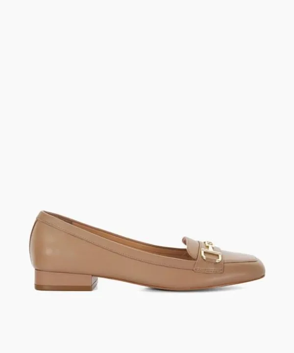 Dune London Flat Shoes Graice Caramel Branded Snaffle Trim Square Toe Loafer Dune London Brown 8211 Women Dune London Flat Shoes Graice Caramel Branded Snaffle Trim Square Toe Loafer Dune London Brown 8211 Women