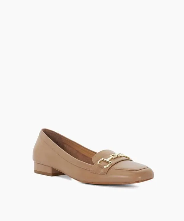 Dune London Flat Shoes Graice Caramel Branded Snaffle Trim Square Toe Loafer Dune London Brown 8211 Women Dune London Flat Shoes Graice Caramel Branded Snaffle Trim Square Toe Loafer Dune London Brown 8211 Women