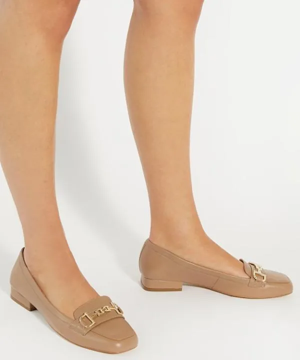 Dune London Flat Shoes Graice Caramel Branded Snaffle Trim Square Toe Loafer Dune London Brown 8211 Women Dune London Flat Shoes Graice Caramel Branded Snaffle Trim Square Toe Loafer Dune London Brown 8211 Women