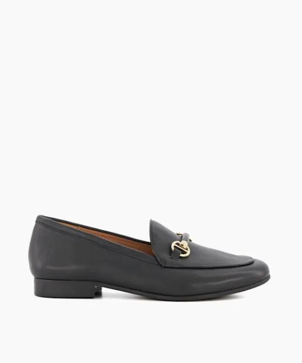 Dune London Flat Shoes Grandeur Black MetalTrimSnaffle Loafers Dune London Black Leather 8211 Women Dune London Flat Shoes Grandeur Black MetalTrimSnaffle Loafers Dune London Black Leather 8211 Women