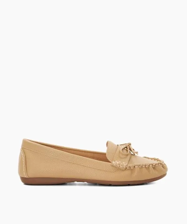 Dune London Flat Shoes Grovers Camel Leather Moccasins With Bow Detail Dune London Brown 8211 Women Dune London Flat Shoes Grovers Camel Leather Moccasins With Bow Detail Dune London Brown 8211 Women