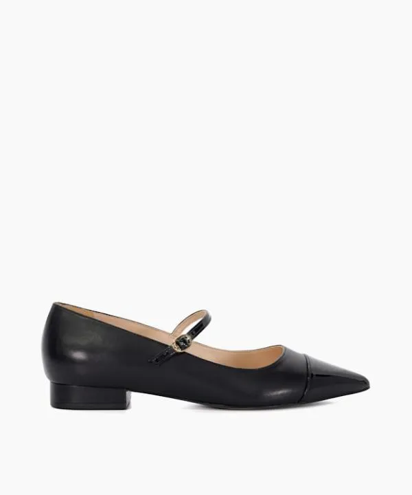 Dune London Flat Shoes Hastie Black Toe Cap Pointed Mary Jane Flats Dune London Black 8211 Women Dune London Flat Shoes Hastie Black Toe Cap Pointed Mary Jane Flats Dune London Black 8211 Women