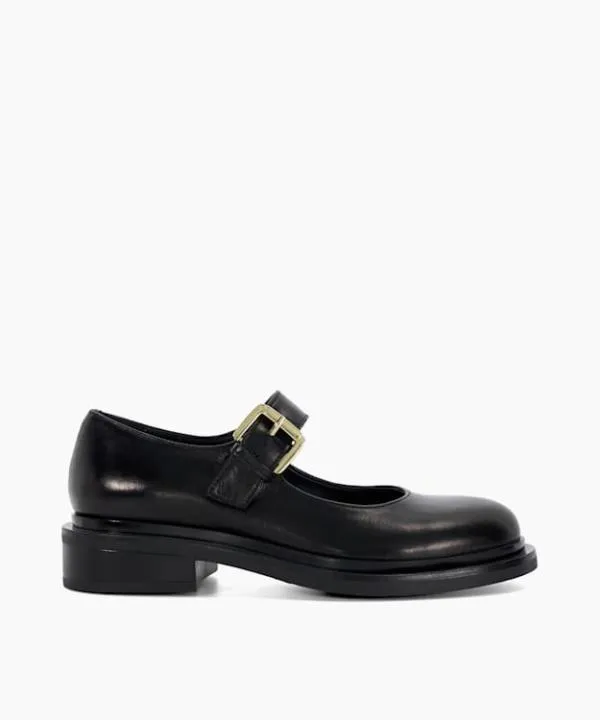 Dune London Flat Shoes Huckle Black Leather Low Heel Mary Janes Dune London Black 8211 Women Dune London Flat Shoes Huckle Black Leather Low Heel Mary Janes Dune London Black 8211 Women