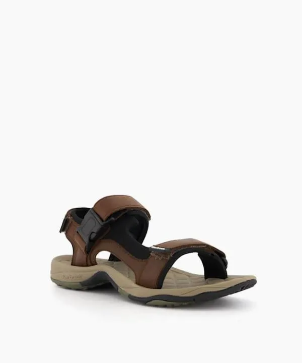 Dune London Flip Flops Pendal Brown Leather Sports Sandals Dune London Brown 8211 Men