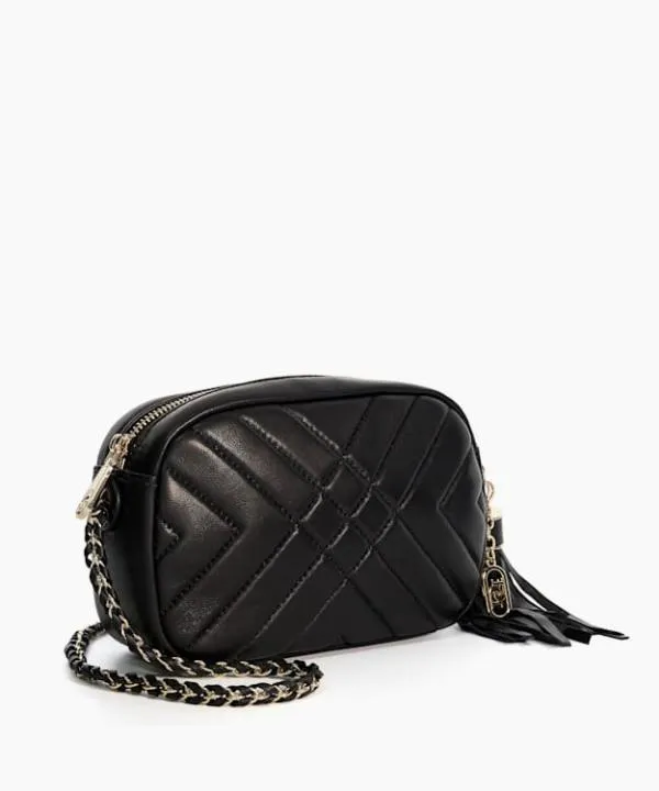 Dune London Handbags Chancery Black Premium Collection Quilted Camera Bag Dune London Black Leather 8211 Women