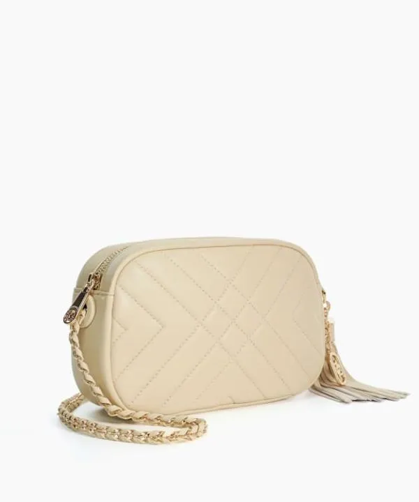 Dune London Handbags Chancery Ecru Premium Collection Quilted Camera Bag Dune London Neutral 8211 Women