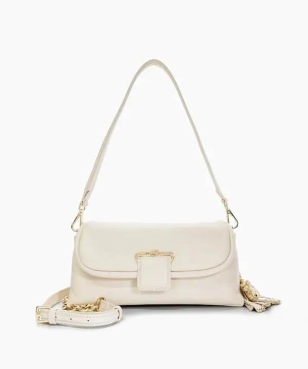 Dune London Handbags Chelsea Cream Premium Leather Shoulder Bag Dune London White 8211 Women Dune London Handbags Chelsea Cream Premium Leather Shoulder Bag Dune London White 8211 Women