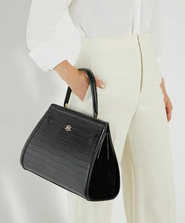 Dune London Handbags Dante L Black Structured Top Handle Bag Dune London Black 8211 Women Dune London Handbags Dante L Black Structured Top Handle Bag Dune London Black 8211 Women