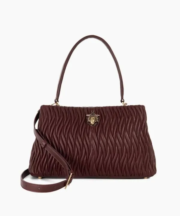 Dune London Handbags Darla Burgundy Leather Quilted Dune Bug Embellished Shoulder Bag Dune London Red 8211 Women Dune London Handbags Darla Burgundy Leather Quilted Dune Bug Embellished Shoulder Bag Dune London Red 8211 Women