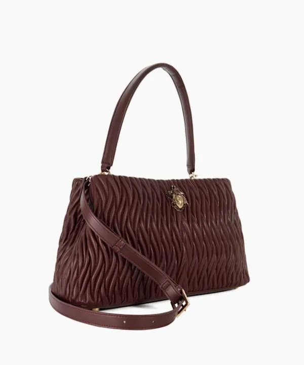 Dune London Handbags Darla Burgundy Leather Quilted Dune Bug Embellished Shoulder Bag Dune London Red 8211 Women Dune London Handbags Darla Burgundy Leather Quilted Dune Bug Embellished Shoulder Bag Dune London Red 8211 Women