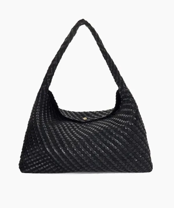 Dune London Handbags Deliberate XL Black Extra Large Woven Shoulder Bag Dune London Black 8211 Women Dune London Handbags Deliberate XL Black Extra Large Woven Shoulder Bag Dune London Black 8211 Women