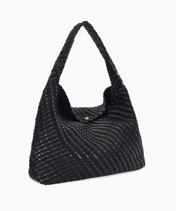 Dune London Handbags Deliberate XL Black Extra Large Woven Shoulder Bag Dune London Black 8211 Women Dune London Handbags Deliberate XL Black Extra Large Woven Shoulder Bag Dune London Black 8211 Women