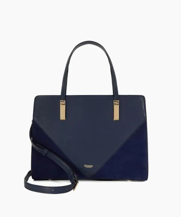 Dune London Handbags Denbeigh Navy Medium Tote Bag Dune London Blue 8211 Women Dune London Handbags Denbeigh Navy Medium Tote Bag Dune London Blue 8211 Women