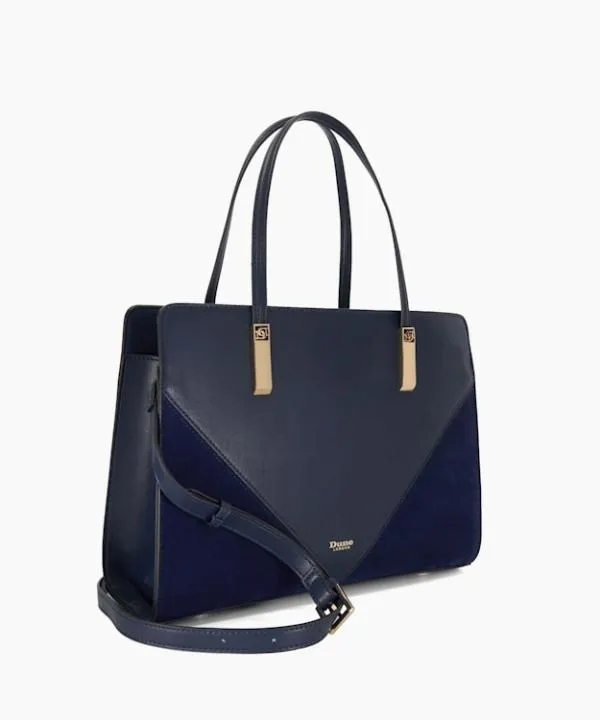 Dune London Handbags Denbeigh Navy Medium Tote Bag Dune London Blue 8211 Women