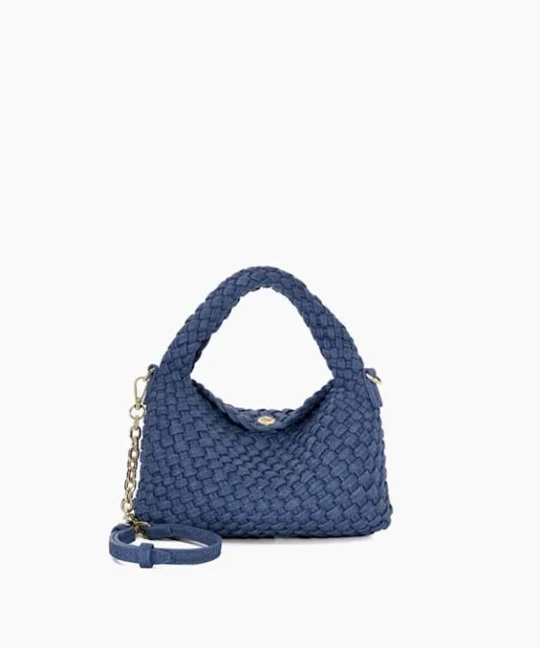 Dune London Handbags Dinkydeliberate Blue Small Woven Shoulder Bag Dune London Blue 8211 Women Dune London Handbags Dinkydeliberate Blue Small Woven Shoulder Bag Dune London Blue 8211 Women