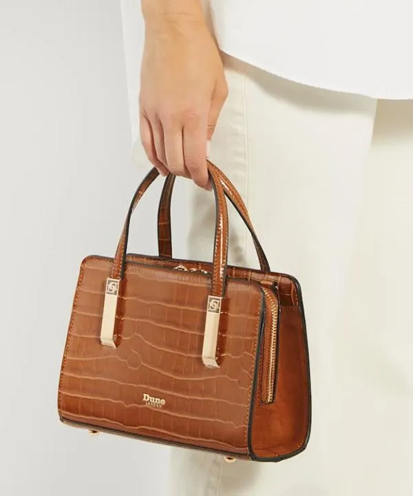 Dune London Handbags Dinkydenbeigh Tan Small Tote Bag Dune London Brown 8211 Women
