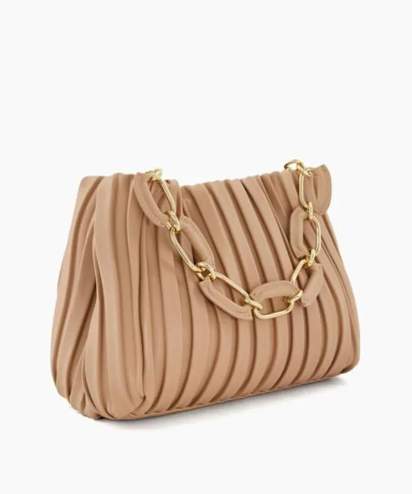 Dune London Handbags Dominie Blush Medium Pleated ChainHandle Slouch Bag Dune London Pink 8211 Women Dune London Handbags Dominie Blush Medium Pleated ChainHandle Slouch Bag Dune London Pink 8211 Women