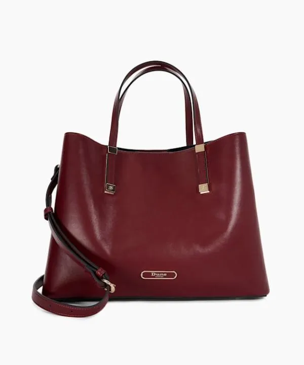 Dune London Handbags Dorry Berry Branded Hardware Tote Bag Dune London Red 8211 Women Dune London Handbags Dorry Berry Branded Hardware Tote Bag Dune London Red 8211 Women