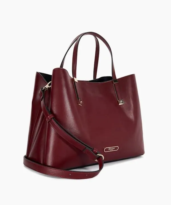 Dune London Handbags Dorry Berry Branded Hardware Tote Bag Dune London Red 8211 Women