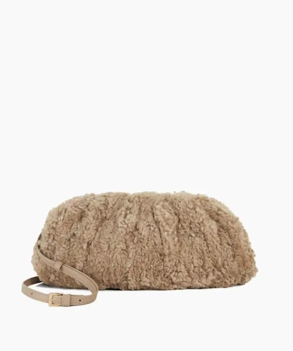 Dune London Handbags Drapery Camel Oversized Faux Fur Handheld Clutch Dune London Brown 8211 Women Dune London Handbags Drapery Camel Oversized Faux Fur Handheld Clutch Dune London Brown 8211 Women