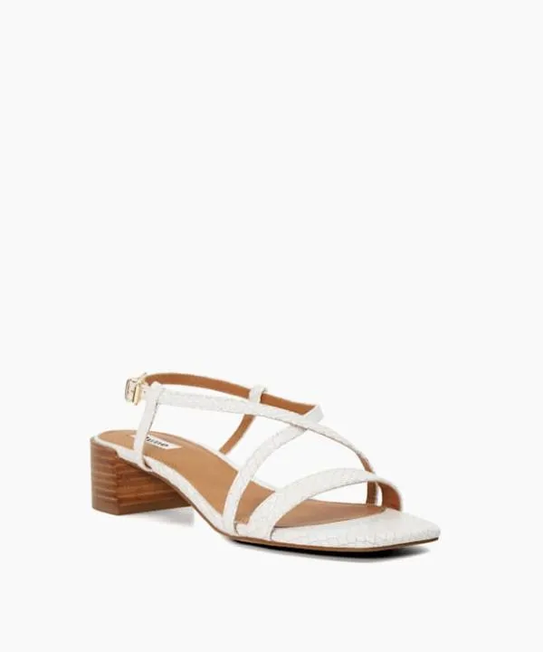 Dune London Heeled Sandals Jaskell White Low Block Heel Sandals Dune London White 8211 Women Dune London Heeled Sandals Jaskell White Low Block Heel Sandals Dune London White 8211 Women