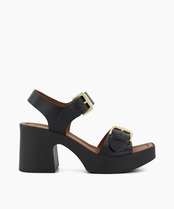 Dune London Heeled Sandals Jenies Black Leather Platform Sandals Dune London Black 8211 Women Dune London Heeled Sandals Jenies Black Leather Platform Sandals Dune London Black 8211 Women