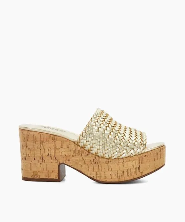 Dune London Heeled Sandals Jossey Gold Woven Slip On Wedge Heel Sandals Dune London Metallic 8211 Women Dune London Heeled Sandals Jossey Gold Woven Slip On Wedge Heel Sandals Dune London Metallic 8211 Women