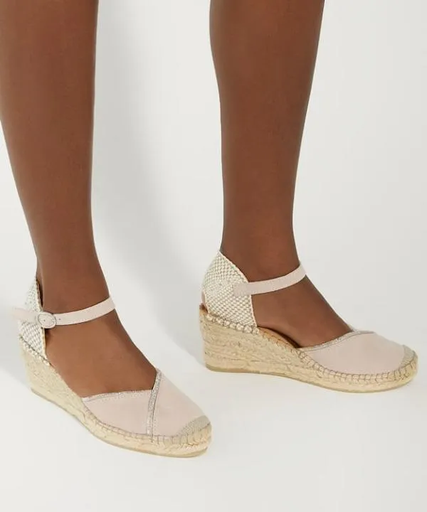 Dune London Heeled Sandals Kamii Blush Embellished Raffia Wedge Sandals Dune London Pink 8211 Women Dune London Heeled Sandals Kamii Blush Embellished Raffia Wedge Sandals Dune London Pink 8211 Women
