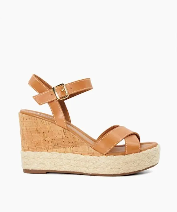 Dune London Heeled Sandals Kindest Tan Leather Cork And Woven Wedge Sandals Dune London Brown 8211 Women Dune London Heeled Sandals Kindest Tan Leather Cork And Woven Wedge Sandals Dune London Brown 8211 Women