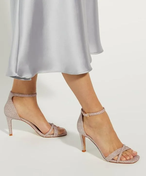Dune London Heeled Sandals Madrina Rose Gold Ankle Strap Open Toe Sandals Dune London Metallic 8211 Women Dune London Heeled Sandals Madrina Rose Gold Ankle Strap Open Toe Sandals Dune London Metallic 8211 Women
