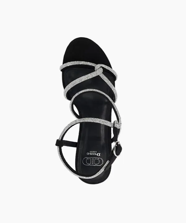 Dune London Heeled Sandals Malfi Black Embellished Strappy Heeled Sandals Dune London Black 8211 Women Dune London Heeled Sandals Malfi Black Embellished Strappy Heeled Sandals Dune London Black 8211 Women