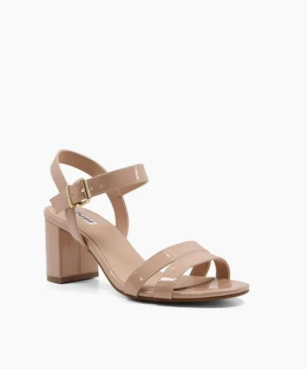 Dune London Heeled Sandals Merisa Nude Two Part Patent Block Heel Sandals Dune London Neutral 8211 Women Dune London Heeled Sandals Merisa Nude Two Part Patent Block Heel Sandals Dune London Neutral 8211 Women