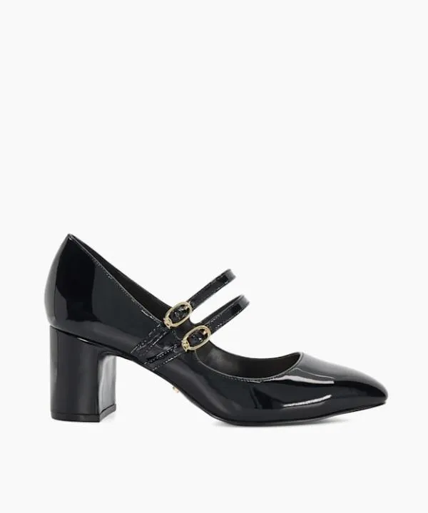 Dune London Heels Approval Black Double Strap Block Heel Shoes Dune London Black 8211 Women Dune London Heels Approval Black Double Strap Block Heel Shoes Dune London Black 8211 Women