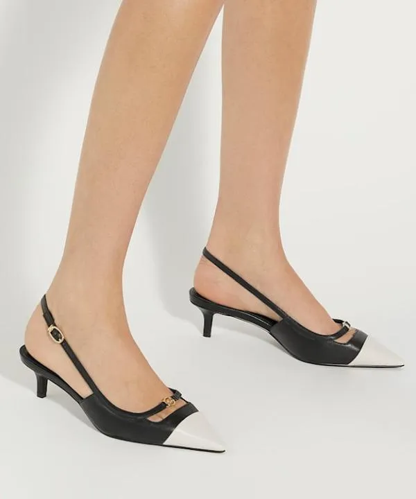 Dune London Heels Capsule Black Contrast Toe Slingback Kitten Heel Sandals Dune London Black 8211 Women Dune London Heels Capsule Black Contrast Toe Slingback Kitten Heel Sandals Dune London Black 8211 Women