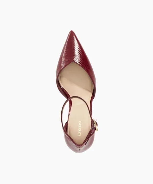 Dune London Heels Colly Burgundy Ankle Strap Emerald Heel Court Shoes Dune London Red 8211 Women Dune London Heels Colly Burgundy Ankle Strap Emerald Heel Court Shoes Dune London Red 8211 Women