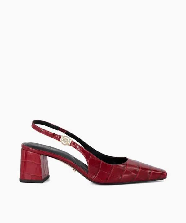 Dune London Heels Contact Red Chisel Toe Block Heel Slingback Court Shoes Dune London Red 8211 Women Dune London Heels Contact Red Chisel Toe Block Heel Slingback Court Shoes Dune London Red 8211 Women